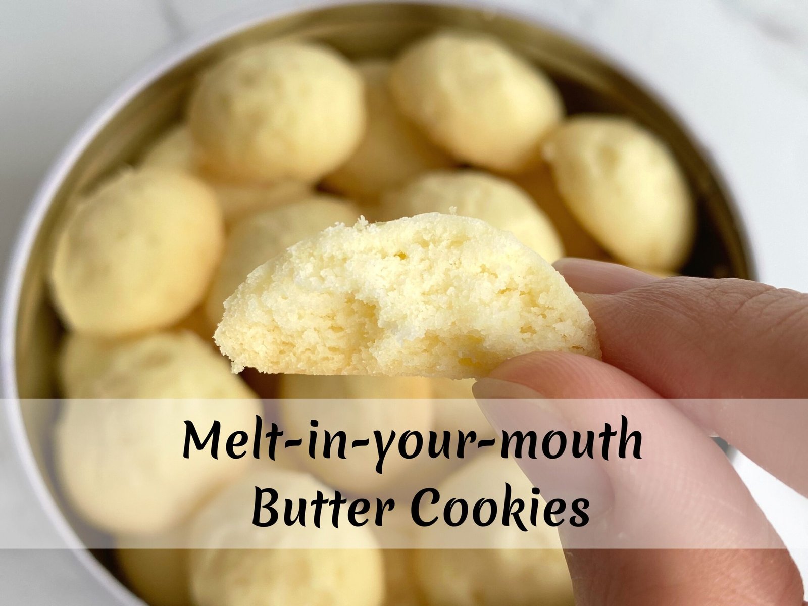 Melt-in-your-mouth butter cookies